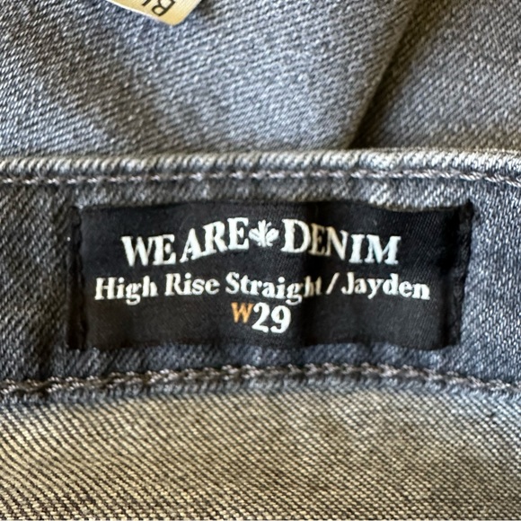 Buffalo David Bitton Jayden High Rise Straight Leg Jeans Gray Size 29 NWT - Picture 6 of 9